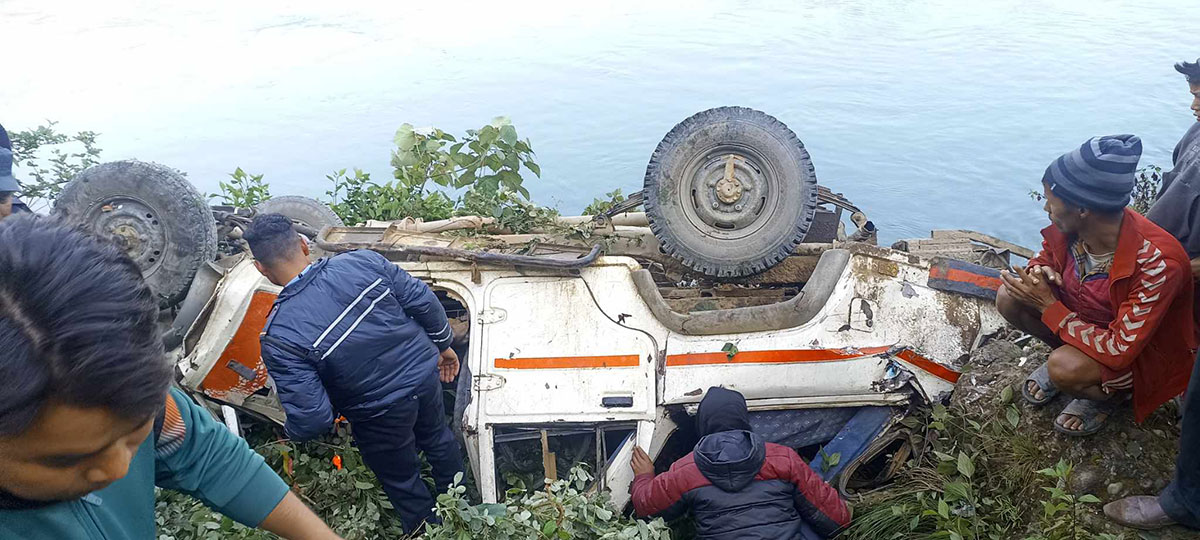 22 injured in Rukum West jeep accident